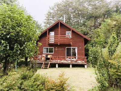 お庭が自慢の別荘